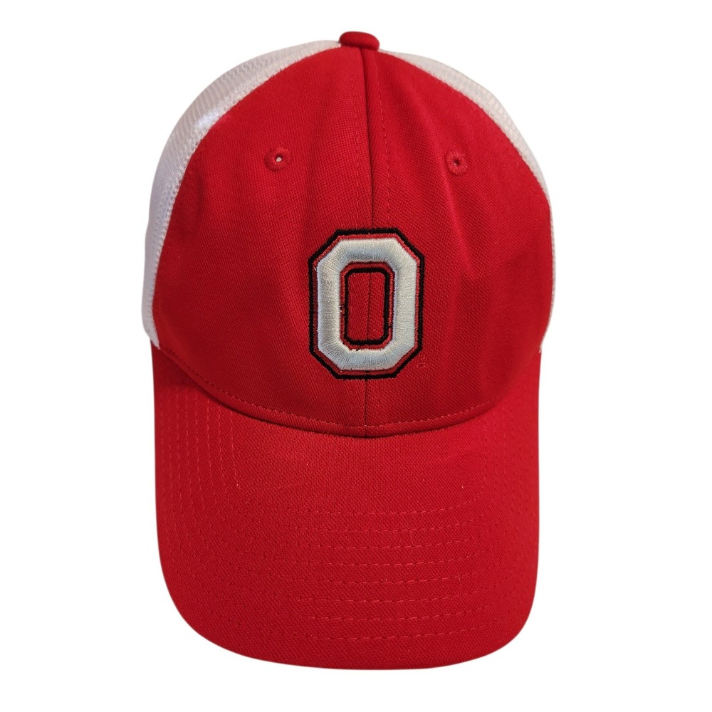 American Needle Ohio State Buckeyes Mesh Trucker Hat Cap Men Size Medium‎